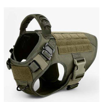 Gilet Tactique pour Chien - Harnais Réglable Grand Chien