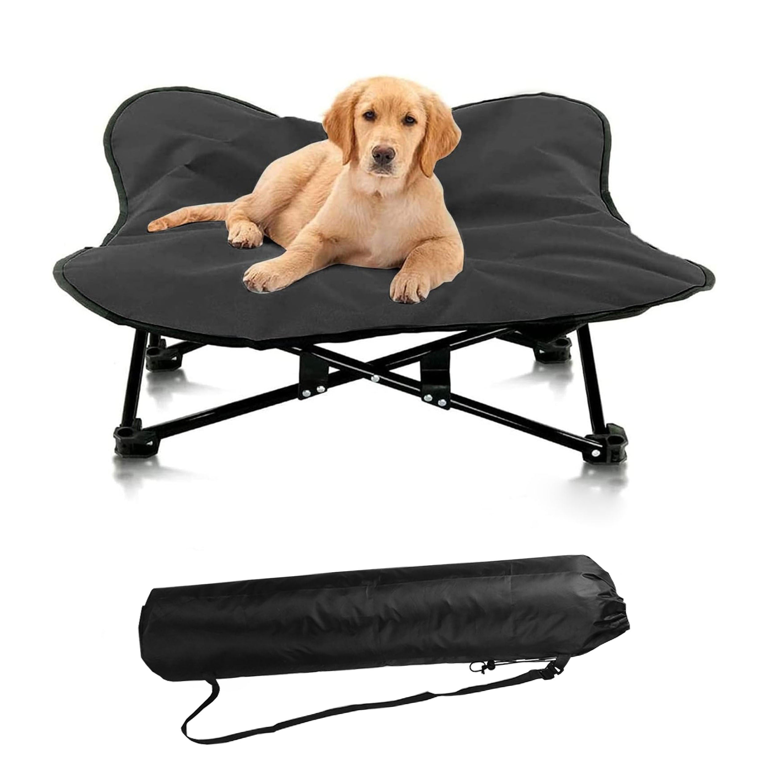 Lit surélevé portable pour chien – Confort & Fraîcheur en toutes circonstances
